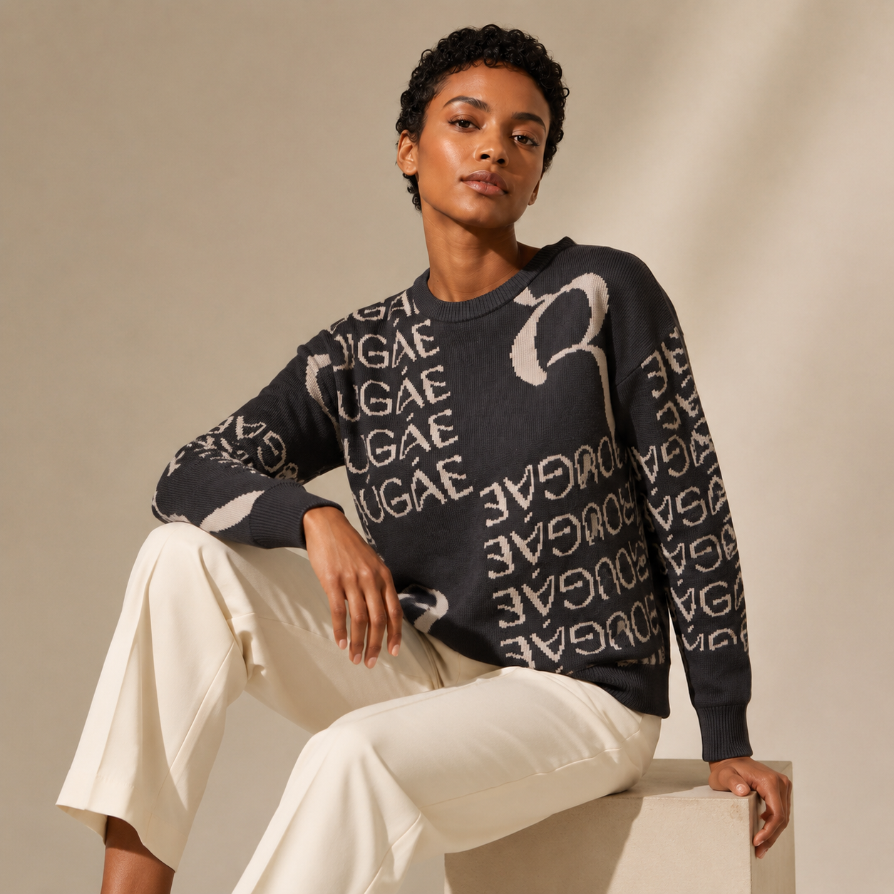 ROUGÁE Sweater - Cracked Pepper - Image 1